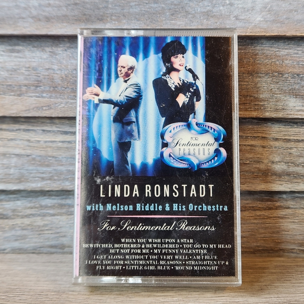 Linda Ronstadt For Sentimentl Reasons Cassette Tape Country Music